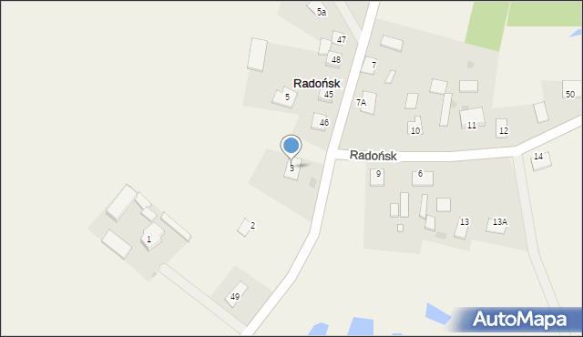 Radońsk, Radońsk, 3, mapa Radońsk