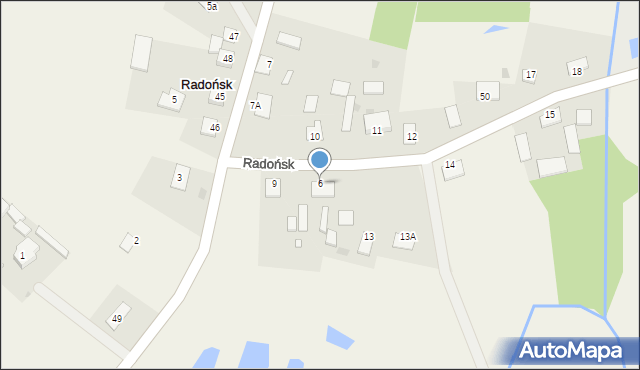 Radońsk, Radońsk, 6, mapa Radońsk