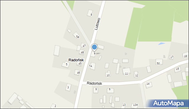 Radońsk, Radońsk, 7, mapa Radońsk