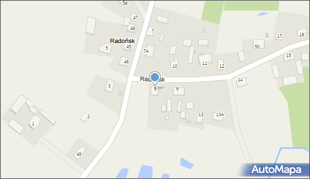 Radońsk, Radońsk, 9, mapa Radońsk