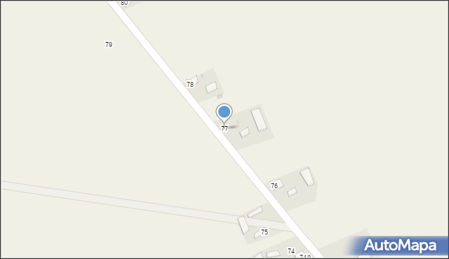 Radoryż Smolany, Radoryż Smolany, 77, mapa Radoryż Smolany