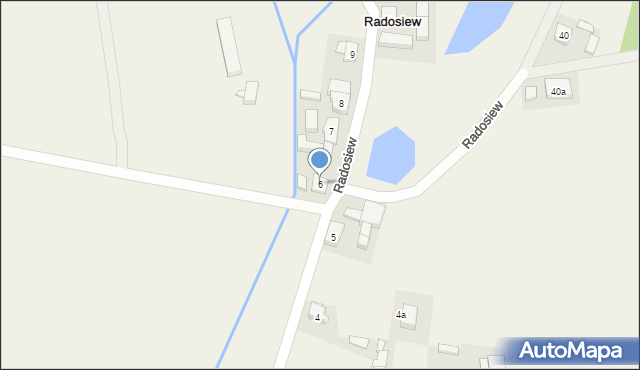 Radosiew, Radosiew, 6, mapa Radosiew