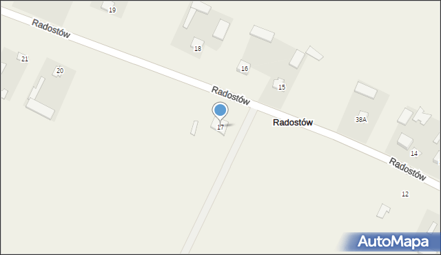 Radostów, Radostów, 17, mapa Radostów