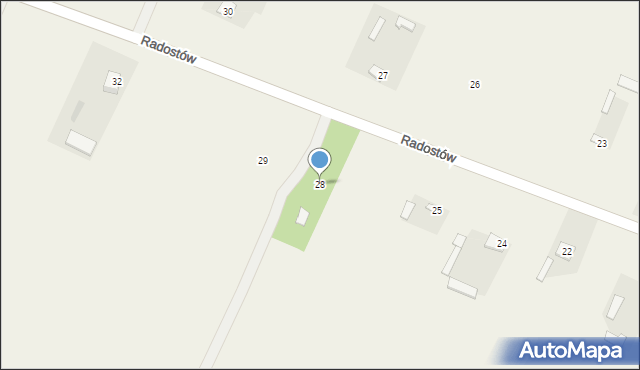 Radostów, Radostów, 28, mapa Radostów