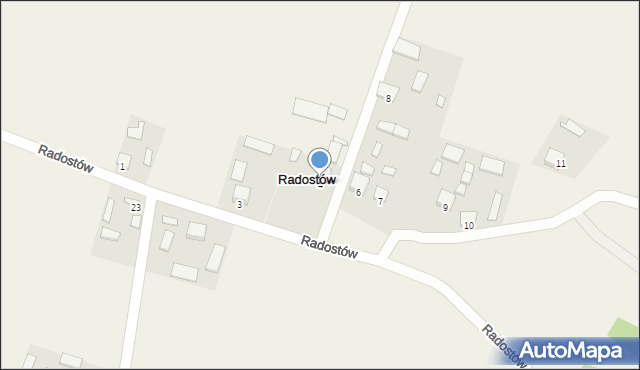 Radostów, Radostów, 4, mapa Radostów