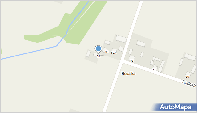 Radostów, Radostów, 54, mapa Radostów