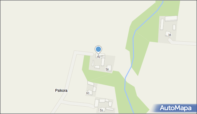 Radostów, Radostów, 61, mapa Radostów