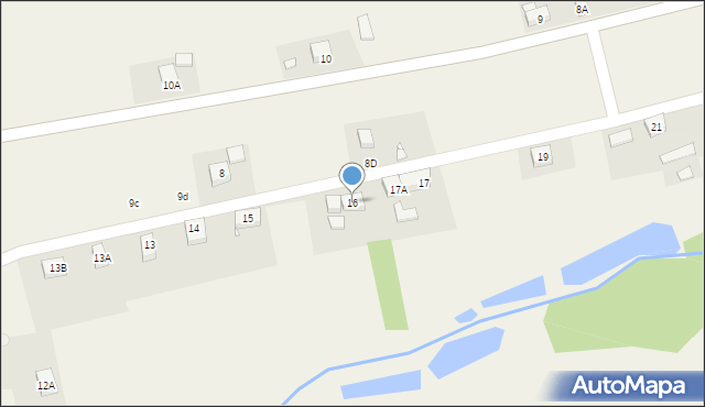 Radostów Średni, Radostów Średni, 16, mapa Radostów Średni