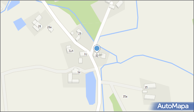 Radostów Średni, Radostów Średni, 32, mapa Radostów Średni