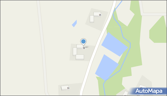 Radostów Średni, Radostów Średni, 38, mapa Radostów Średni