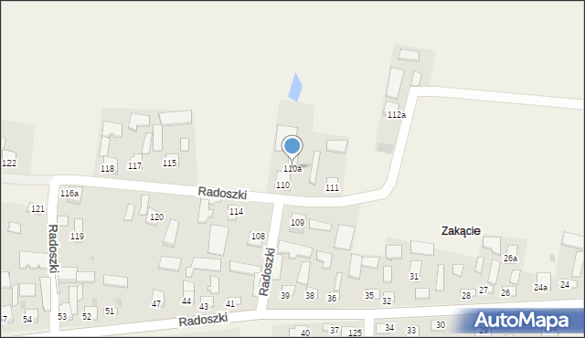 Radoszki, Radoszki, 110a, mapa Radoszki