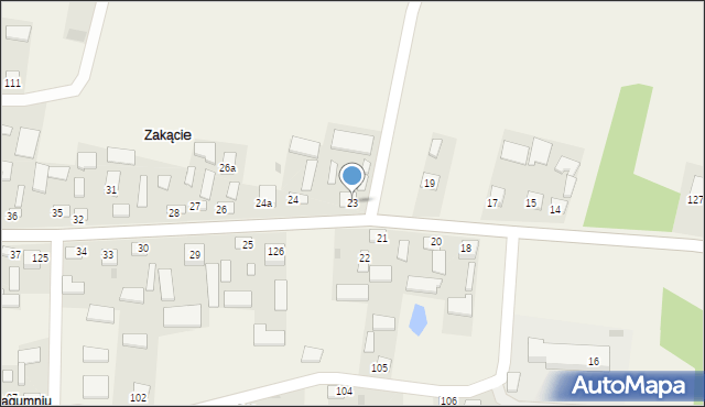 Radoszki, Radoszki, 23, mapa Radoszki