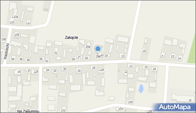 Radoszki, Radoszki, 24a, mapa Radoszki