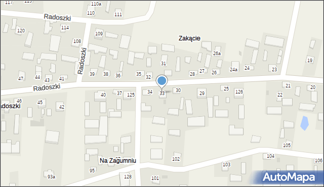 Radoszki, Radoszki, 33, mapa Radoszki