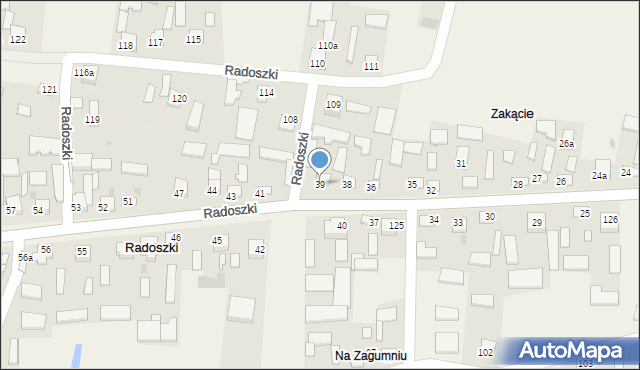 Radoszki, Radoszki, 39, mapa Radoszki