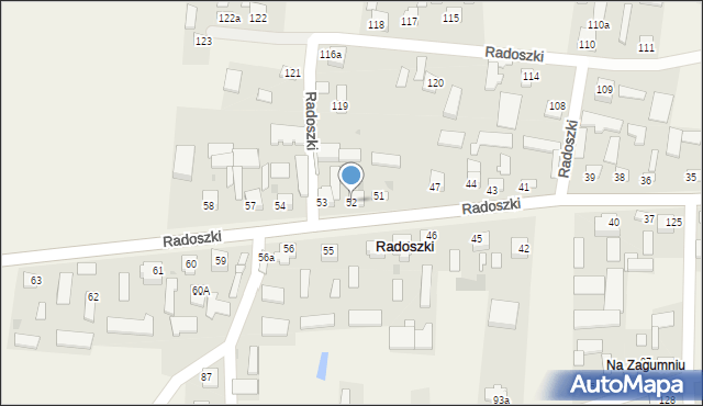 Radoszki, Radoszki, 52, mapa Radoszki