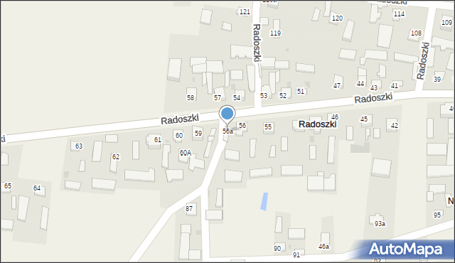 Radoszki, Radoszki, 56a, mapa Radoszki