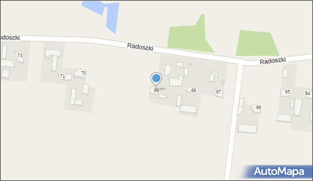 Radoszki, Radoszki, 69, mapa Radoszki