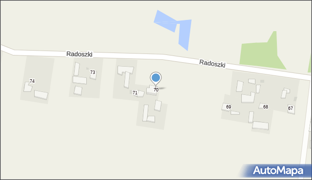 Radoszki, Radoszki, 70, mapa Radoszki
