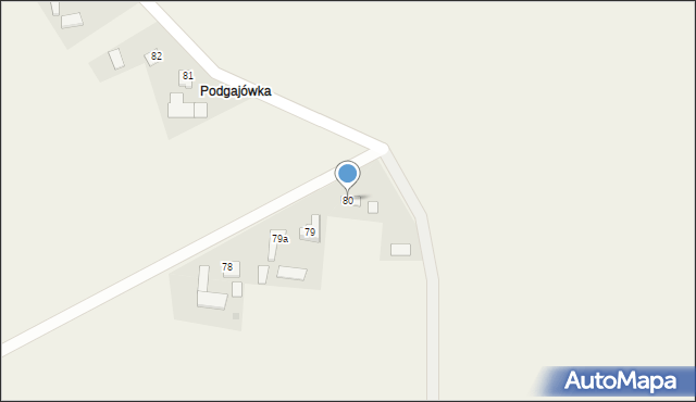 Radoszki, Radoszki, 80, mapa Radoszki