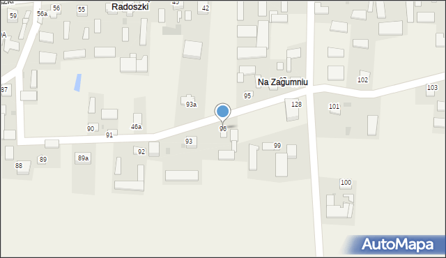 Radoszki, Radoszki, 96, mapa Radoszki