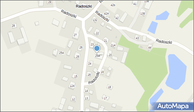 Radoszki, Radoszki, 23A, mapa Radoszki