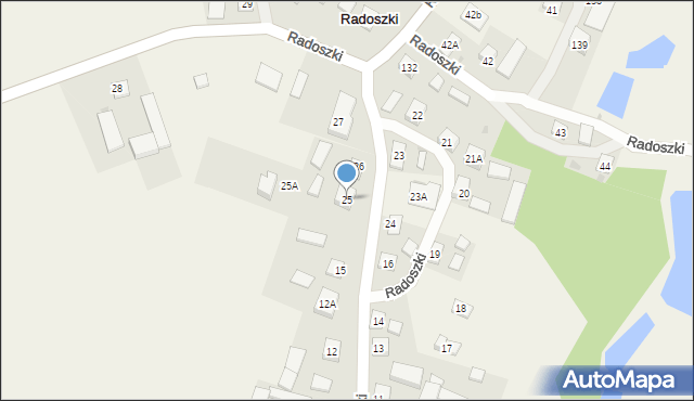 Radoszki, Radoszki, 25, mapa Radoszki