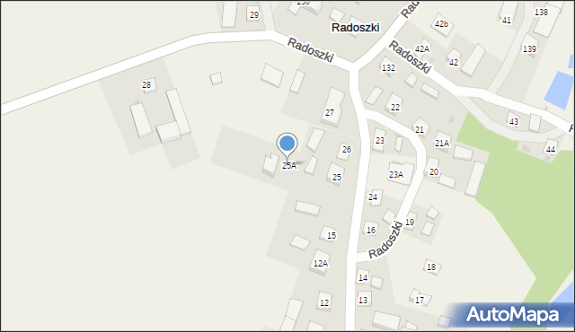 Radoszki, Radoszki, 25A, mapa Radoszki