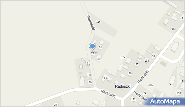 Radoszki, Radoszki, 33, mapa Radoszki