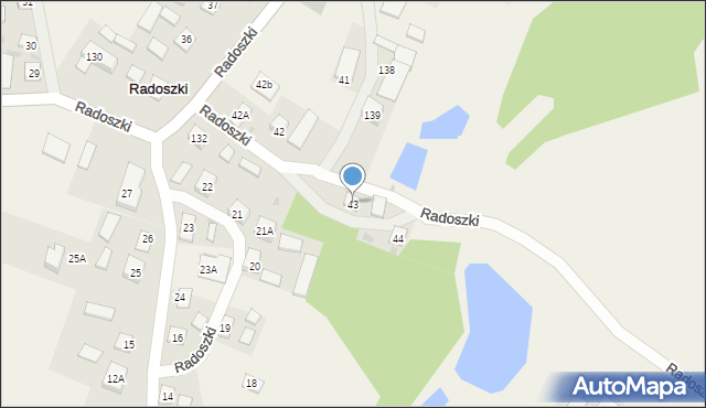 Radoszki, Radoszki, 43, mapa Radoszki