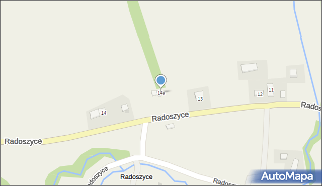 Radoszyce, Radoszyce, 14a, mapa Radoszyce