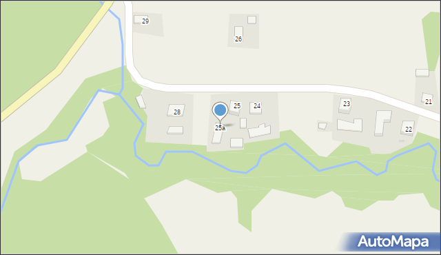 Radoszyce, Radoszyce, 25a, mapa Radoszyce