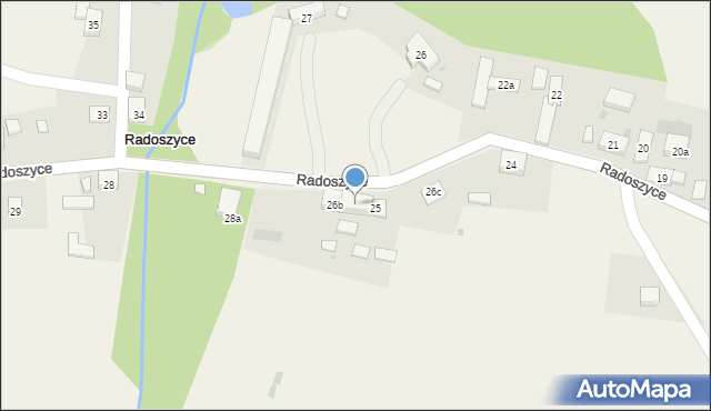 Radoszyce, Radoszyce, 26a, mapa Radoszyce