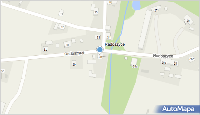 Radoszyce, Radoszyce, 28, mapa Radoszyce