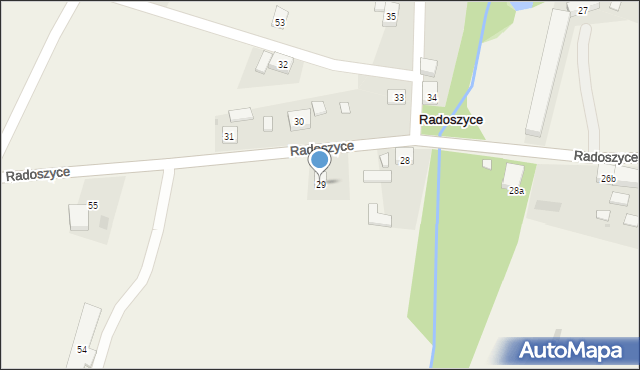 Radoszyce, Radoszyce, 29, mapa Radoszyce