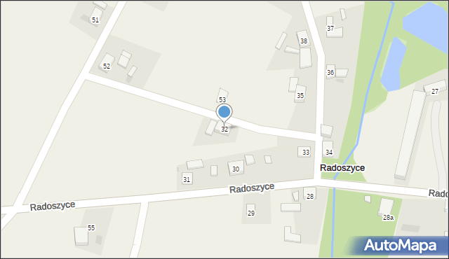 Radoszyce, Radoszyce, 32, mapa Radoszyce