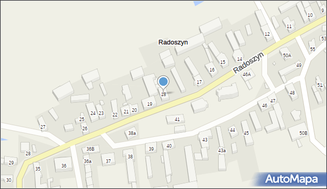 Radoszyn, Radoszyn, 18, mapa Radoszyn