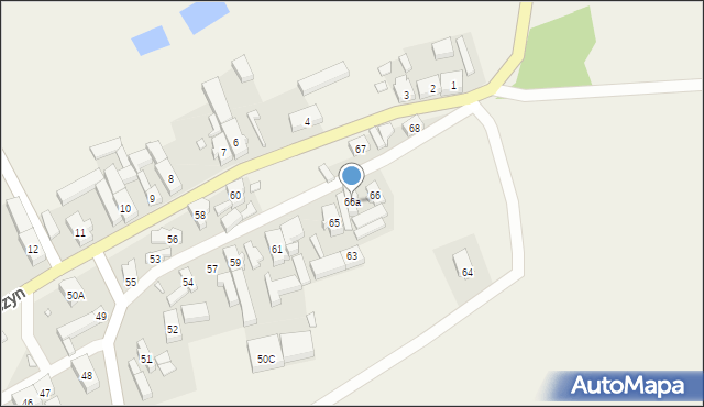 Radoszyn, Radoszyn, 66a, mapa Radoszyn