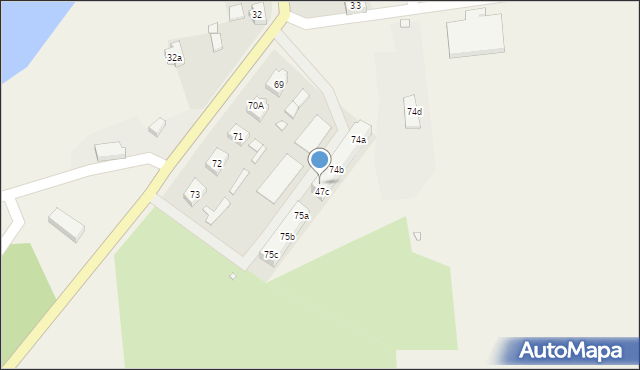 Radoszyn, Radoszyn, 74C, mapa Radoszyn