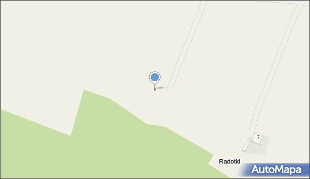 Radotki, Radotki, 9, mapa Radotki