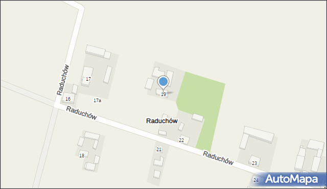 Raduchów, Raduchów, 19, mapa Raduchów