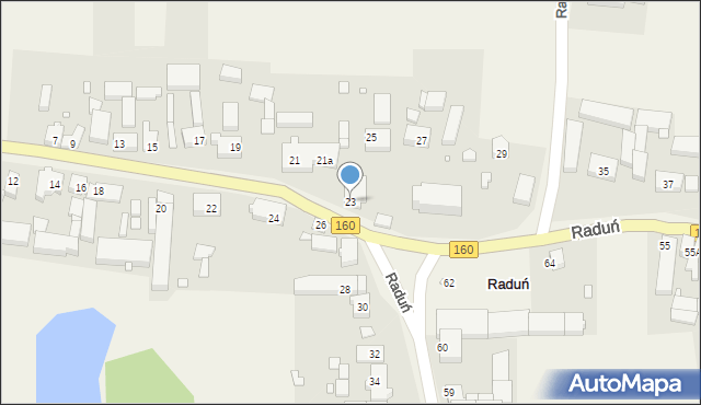 Raduń, Raduń, 23, mapa Raduń