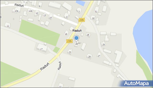 Raduń, Raduń, 24, mapa Raduń