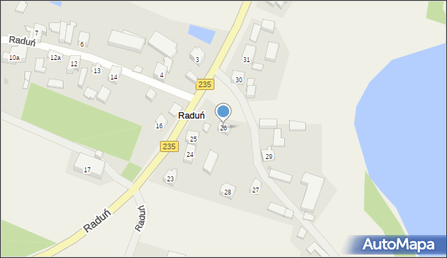 Raduń, Raduń, 26, mapa Raduń