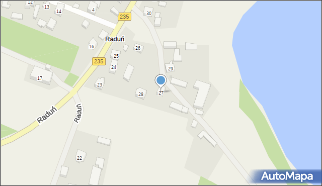 Raduń, Raduń, 27, mapa Raduń