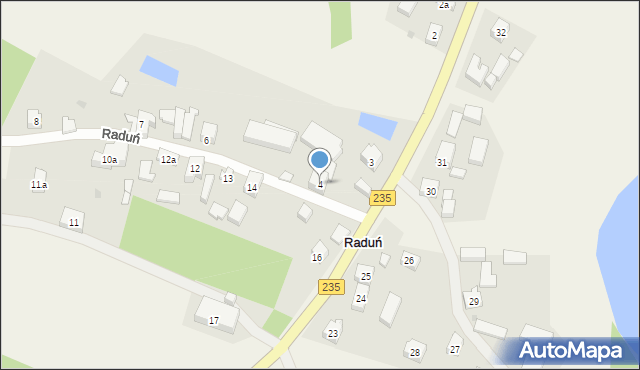 Raduń, Raduń, 4, mapa Raduń