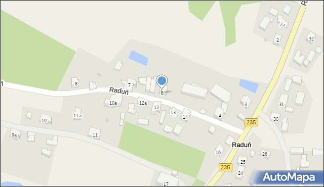 Raduń, Raduń, 6, mapa Raduń