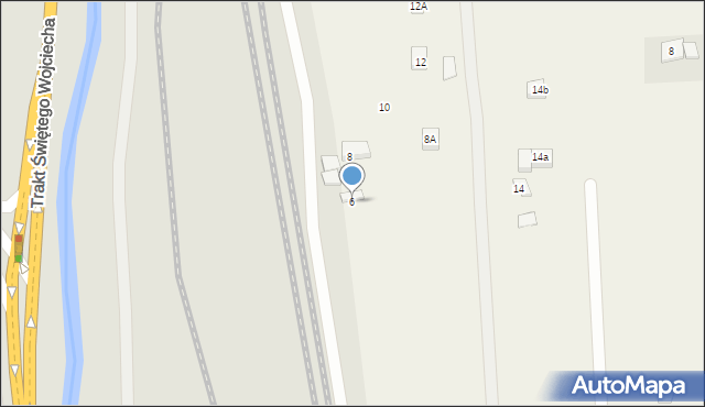Radunica, Raduńska, 6, mapa Radunica