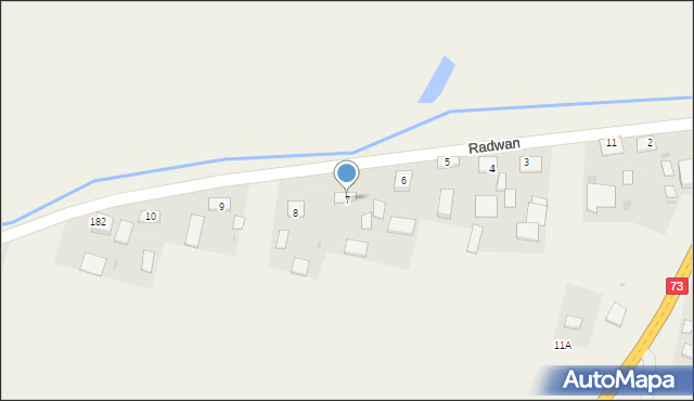 Radwan, Radwan, 7, mapa Radwan