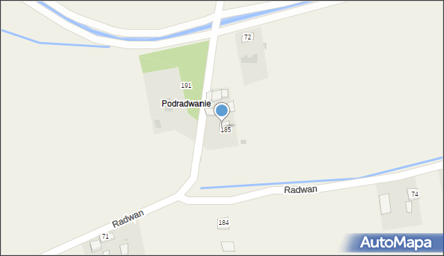 Radwan, Radwan, 83, mapa Radwan